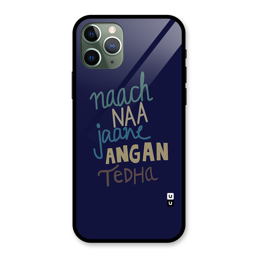 Dance Words Glass Back Case for iPhone 11 Pro