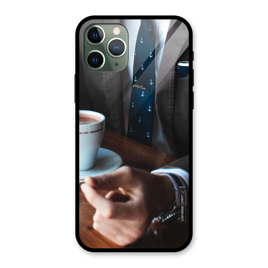 Dapper Suit Glass Back Case for iPhone 11 Pro