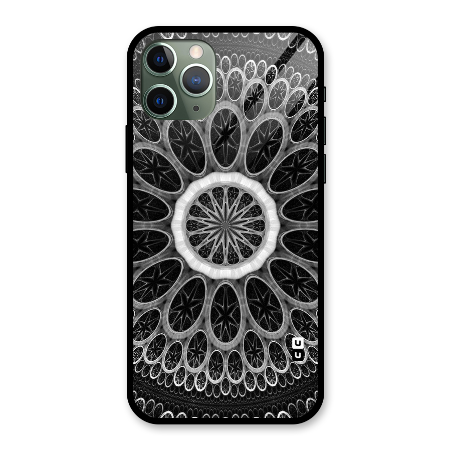 Dark Pattern Art Glass Back Case for iPhone 11 Pro