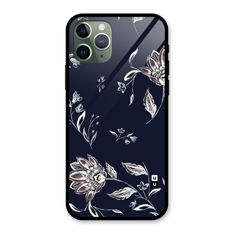Dark Petals Glass Back Case for iPhone 11 Pro