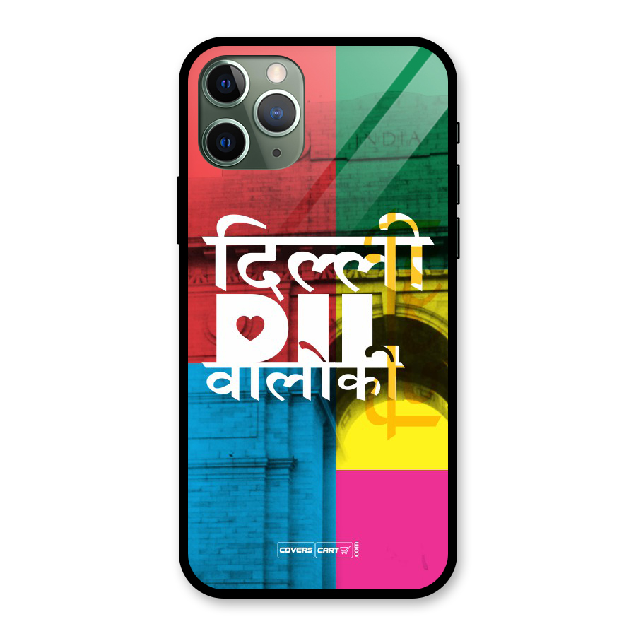 Delhi Citystyle Glass Back Case for iPhone 11 Pro