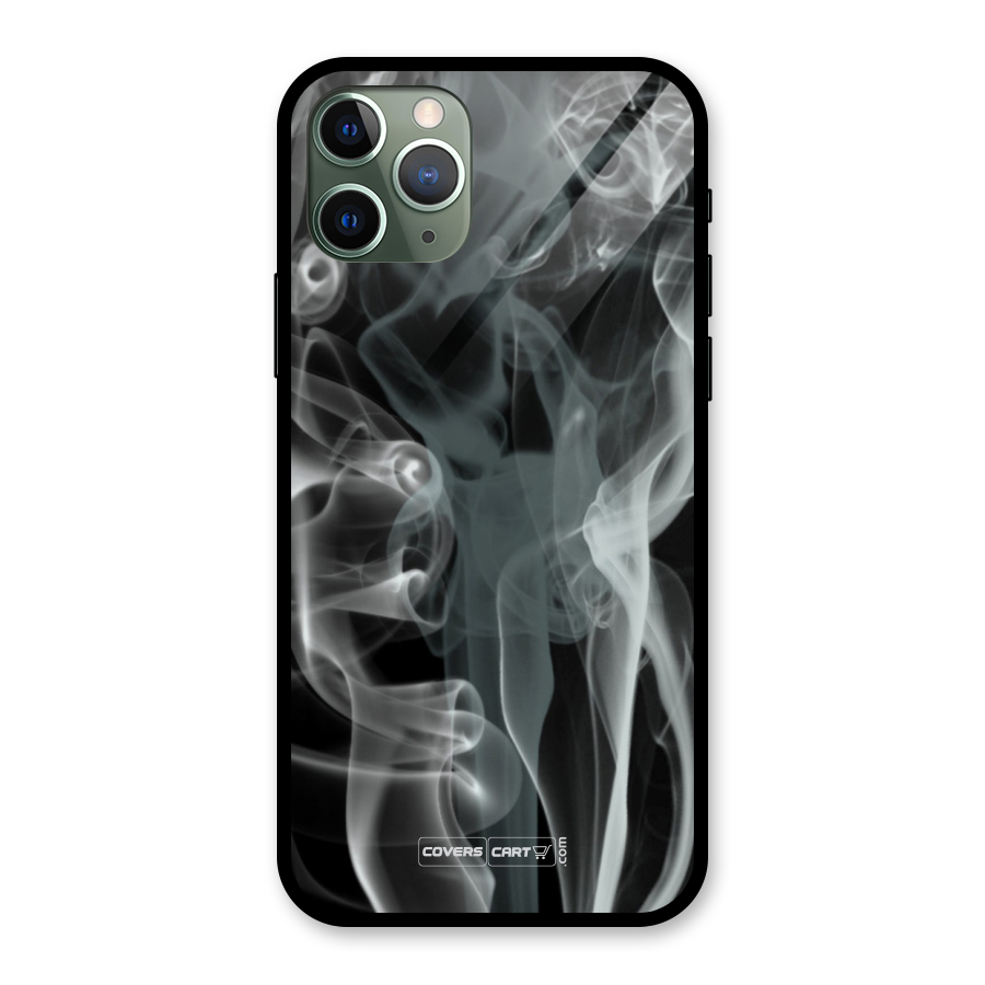 Dense Smoke Glass Back Case for iPhone 11 Pro