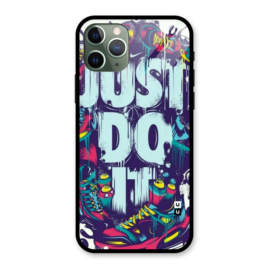 Do It Abstract Glass Back Case for iPhone 11 Pro