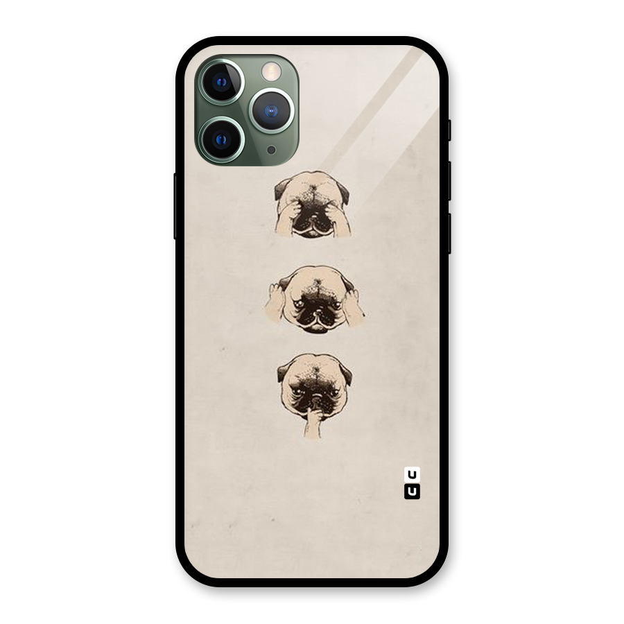 Doggo Moods Glass Back Case for iPhone 11 Pro
