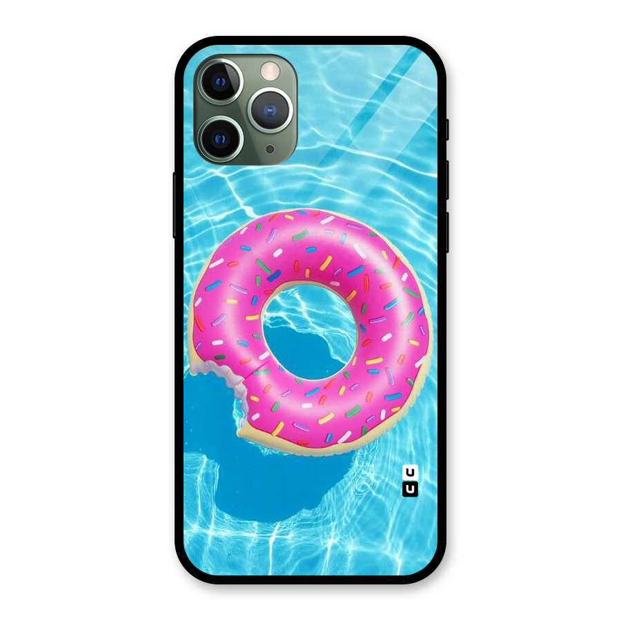 Donut Swim Glass Back Case for iPhone 11 Pro