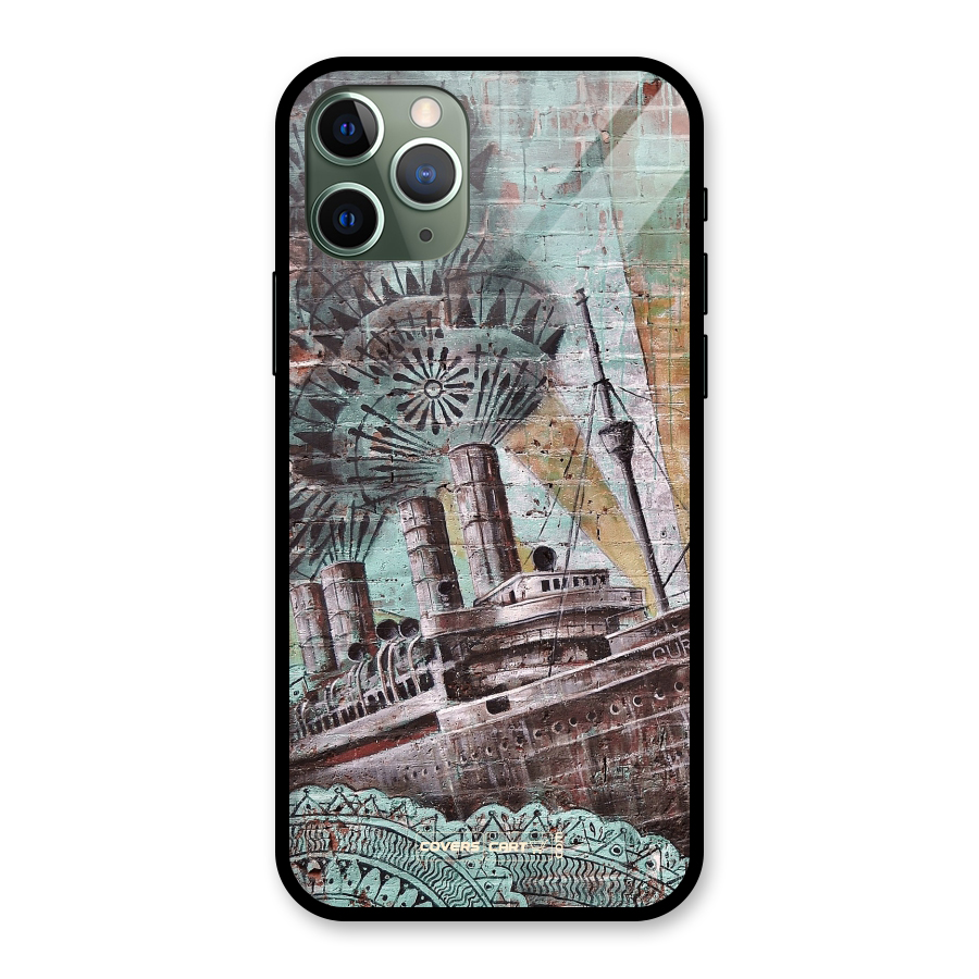 Dream Ship Glass Back Case for iPhone 11 Pro