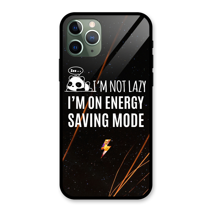 Energy Saving Mode Glass Back Case for iPhone 11 Pro