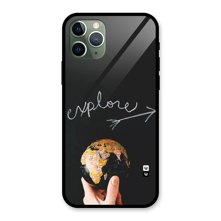 Explore World Glass Back Case for iPhone 11 Pro