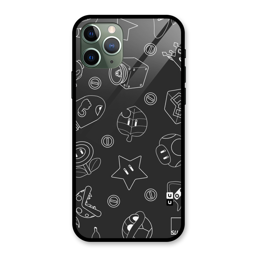 Face Mishchief Glass Back Case for iPhone 11 Pro