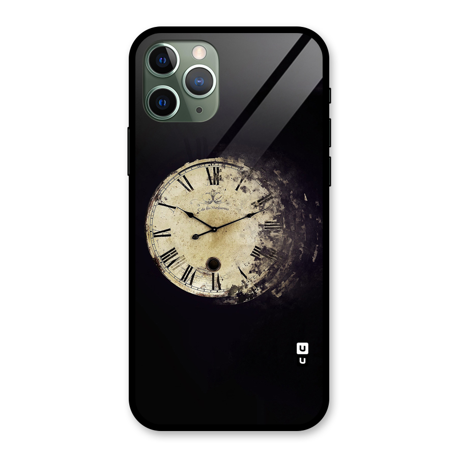 Fading Clock Glass Back Case for iPhone 11 Pro