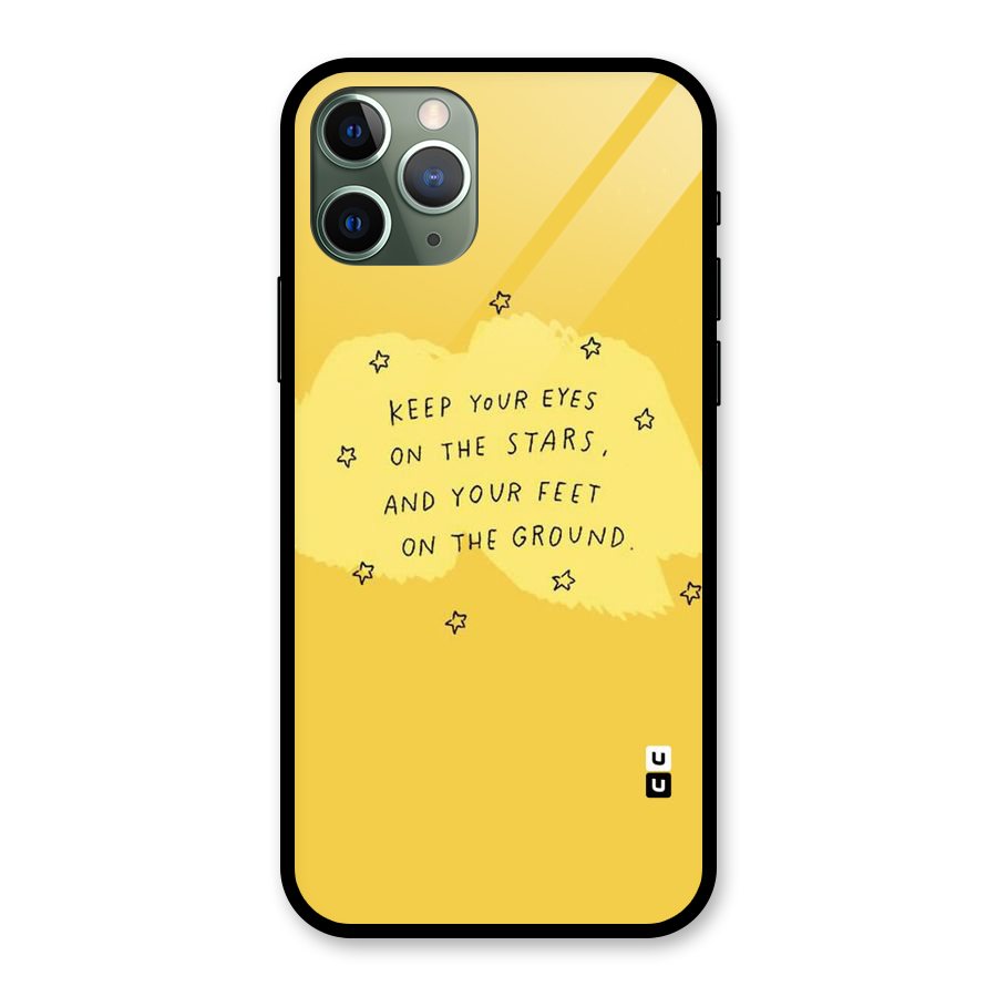 Feet On Ground Glass Back Case for iPhone 11 Pro
