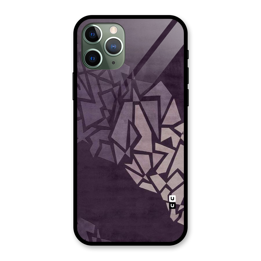 Fine Abstract Glass Back Case for iPhone 11 Pro