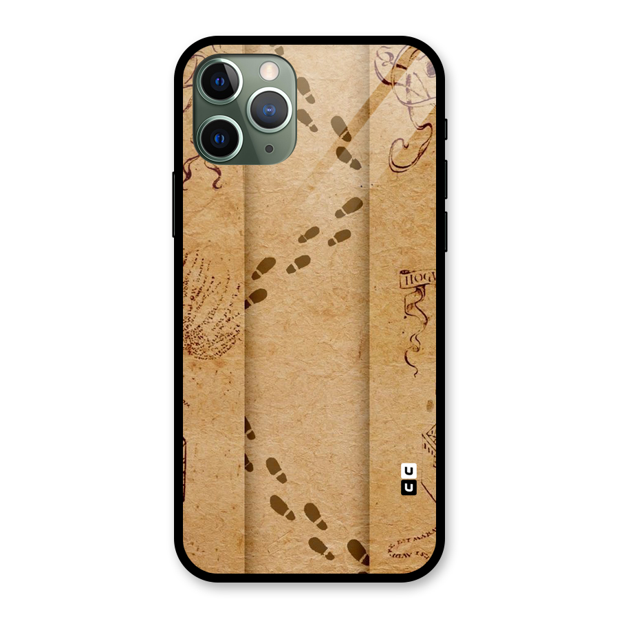 Footsteps Glass Back Case for iPhone 11 Pro