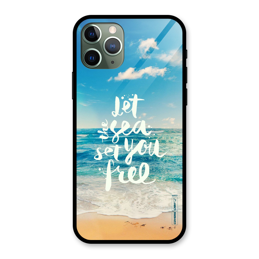 Free Sea Glass Back Case for iPhone 11 Pro
