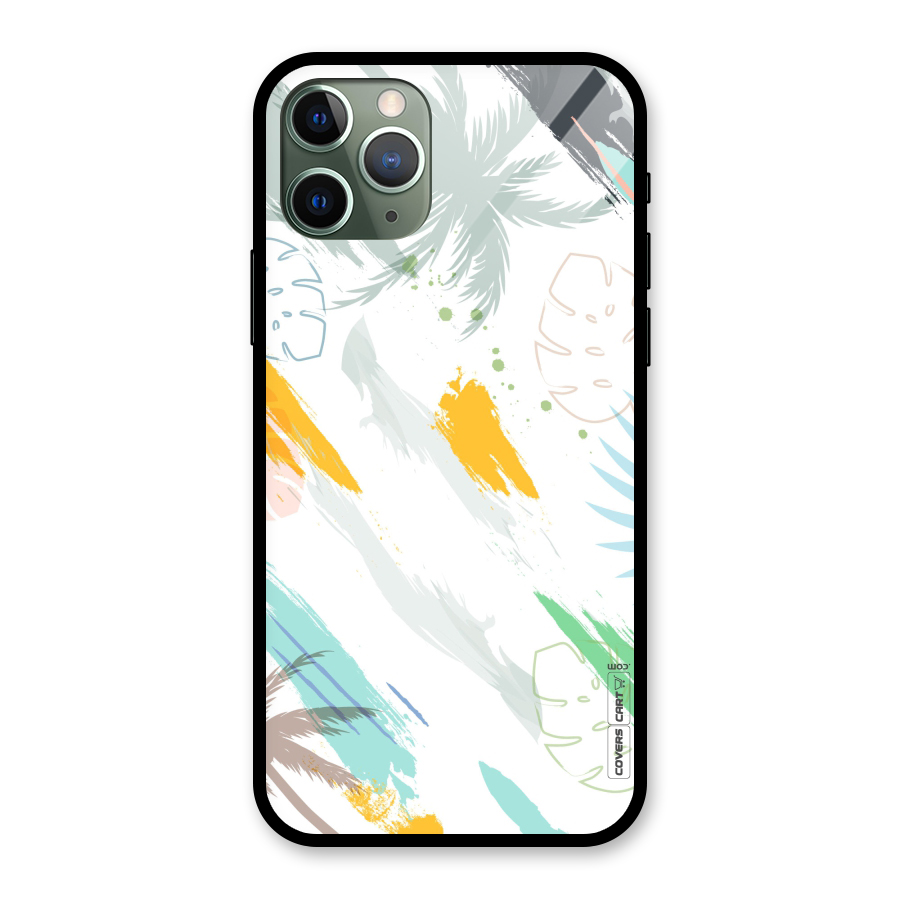Fresh Colors Splash Glass Back Case for iPhone 11 Pro