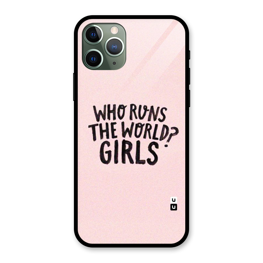 Girls World Glass Back Case for iPhone 11 Pro