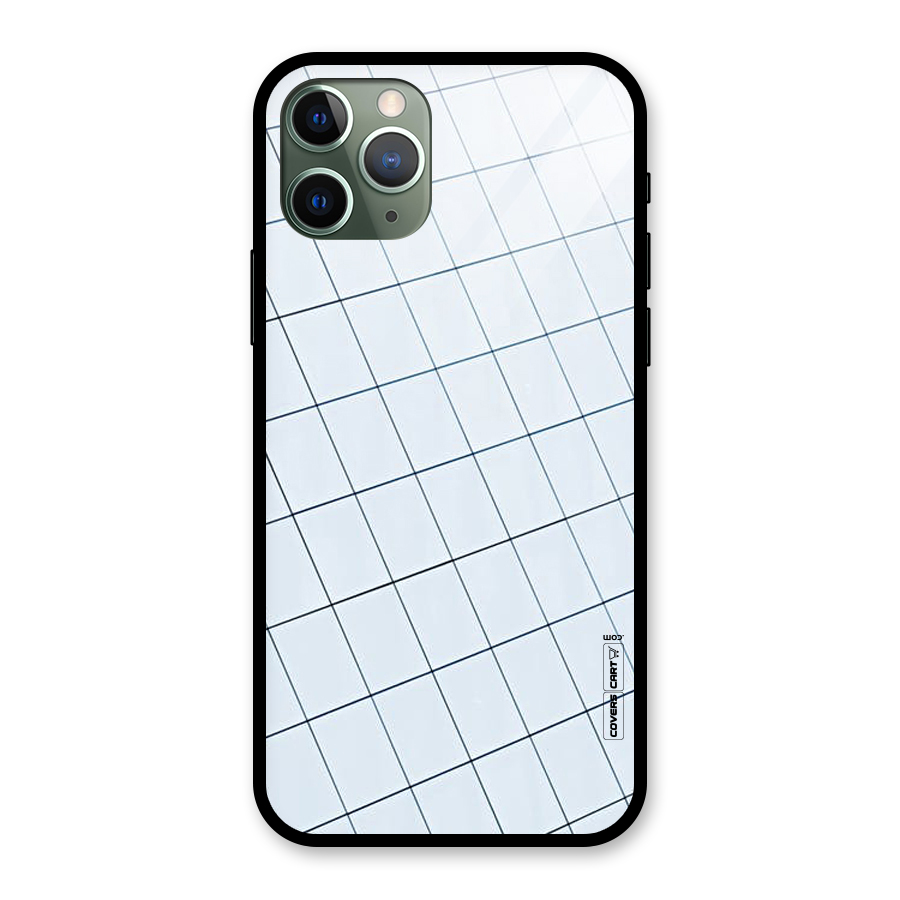 Glass Square Wall Glass Back Case for iPhone 11 Pro