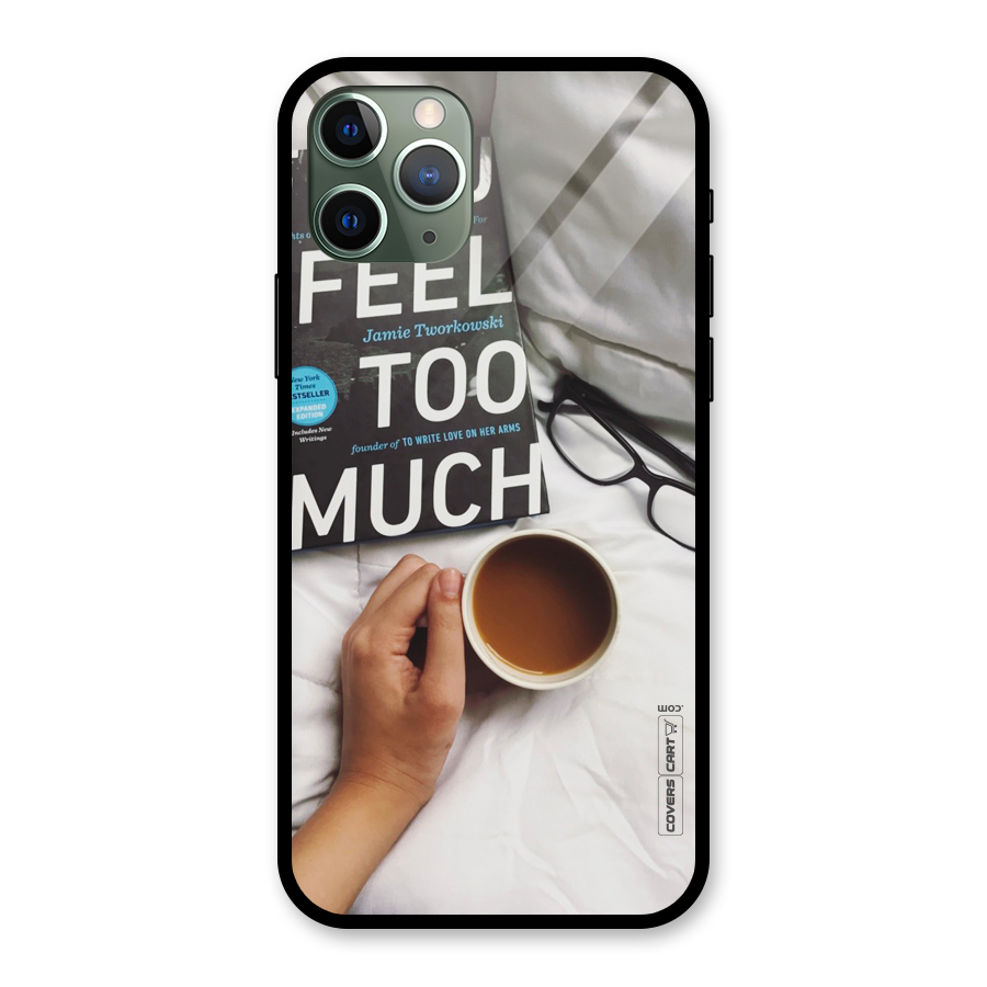 Good Reads And Coffee Glass Back Case for iPhone 11 Pro