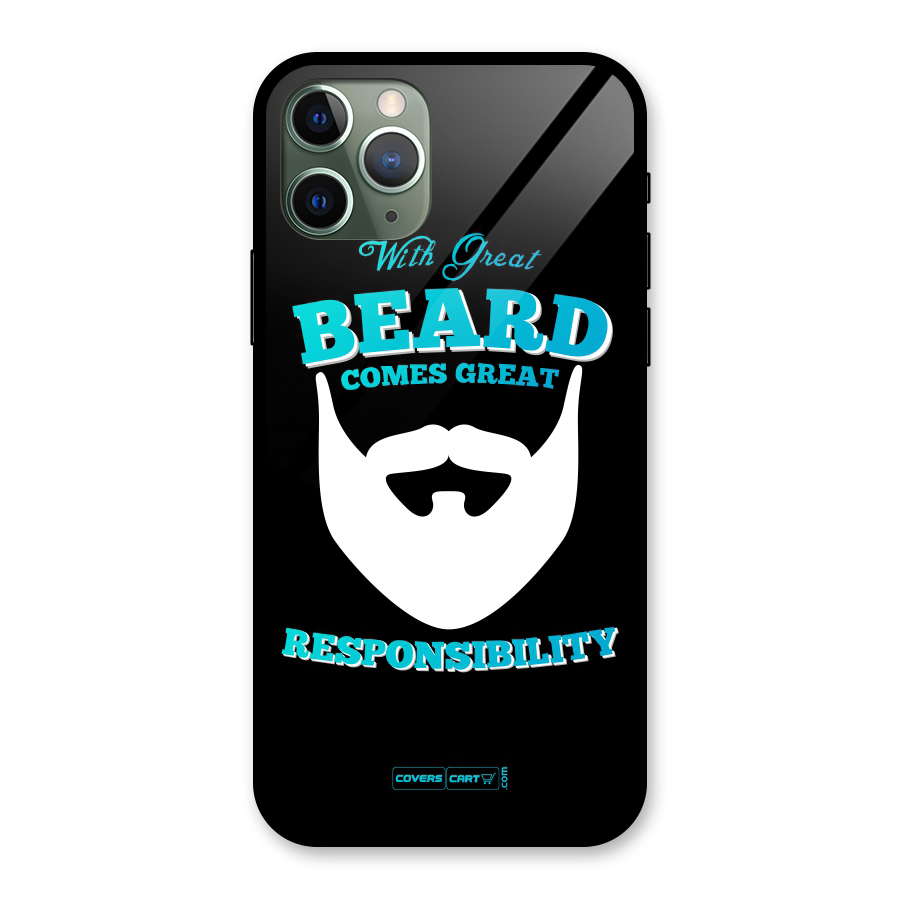Great Beard Glass Back Case for iPhone 11 Pro