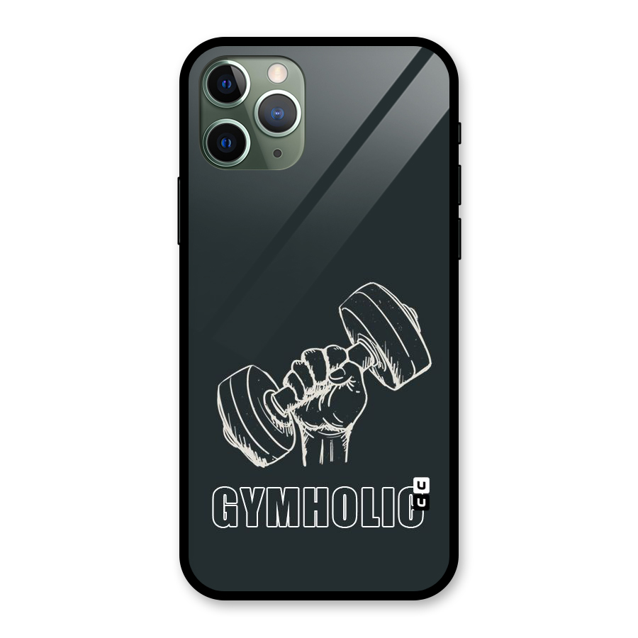 Gymholic Design Glass Back Case for iPhone 11 Pro