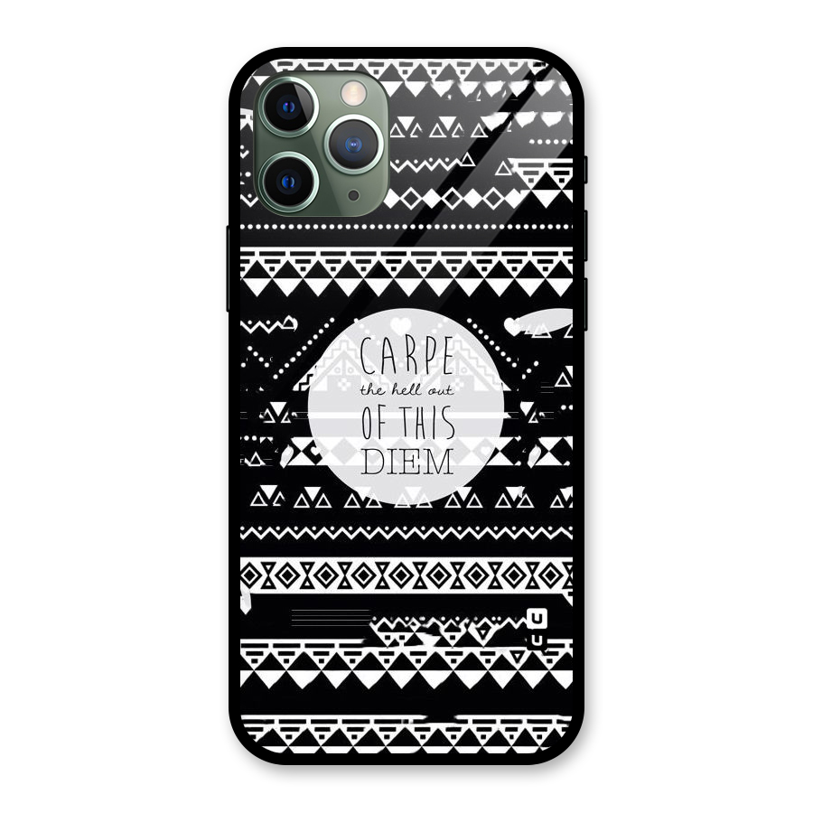 Hell Diem Glass Back Case for iPhone 11 Pro