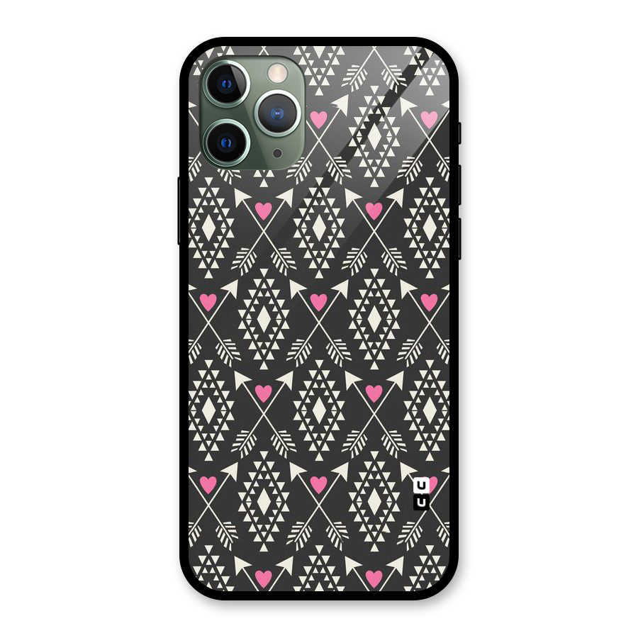 Hit Arrow Love Glass Back Case for iPhone 11 Pro
