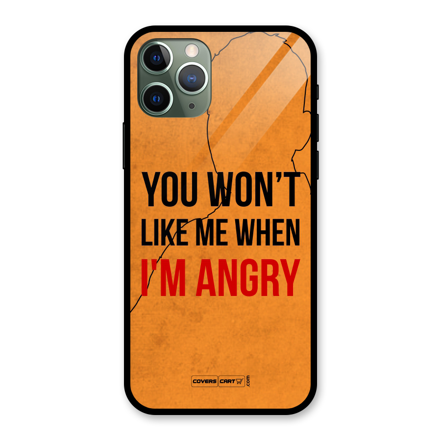 I m Angry Glass Back Case for iPhone 11 Pro