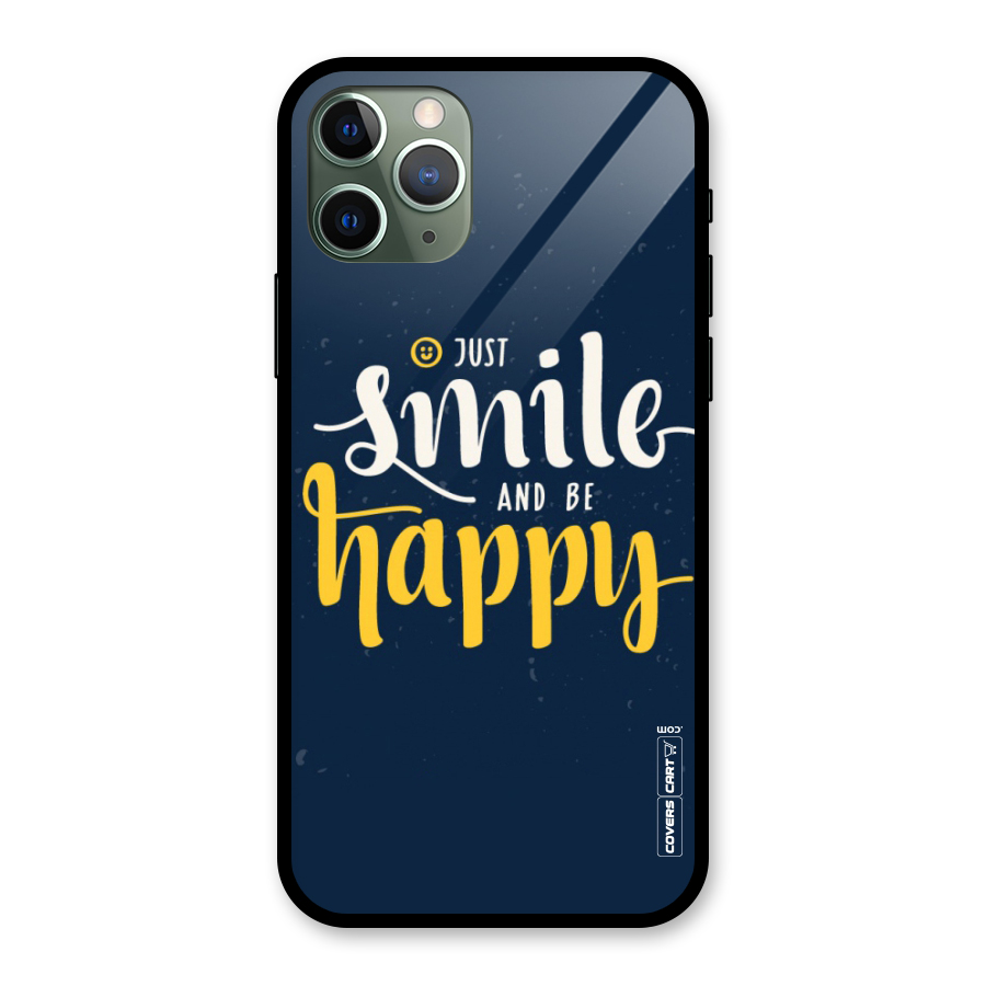 Just Smile Glass Back Case for iPhone 11 Pro