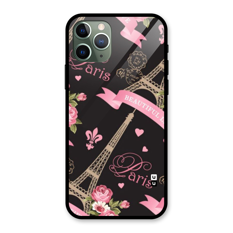 Love Tower Glass Back Case for iPhone 11 Pro