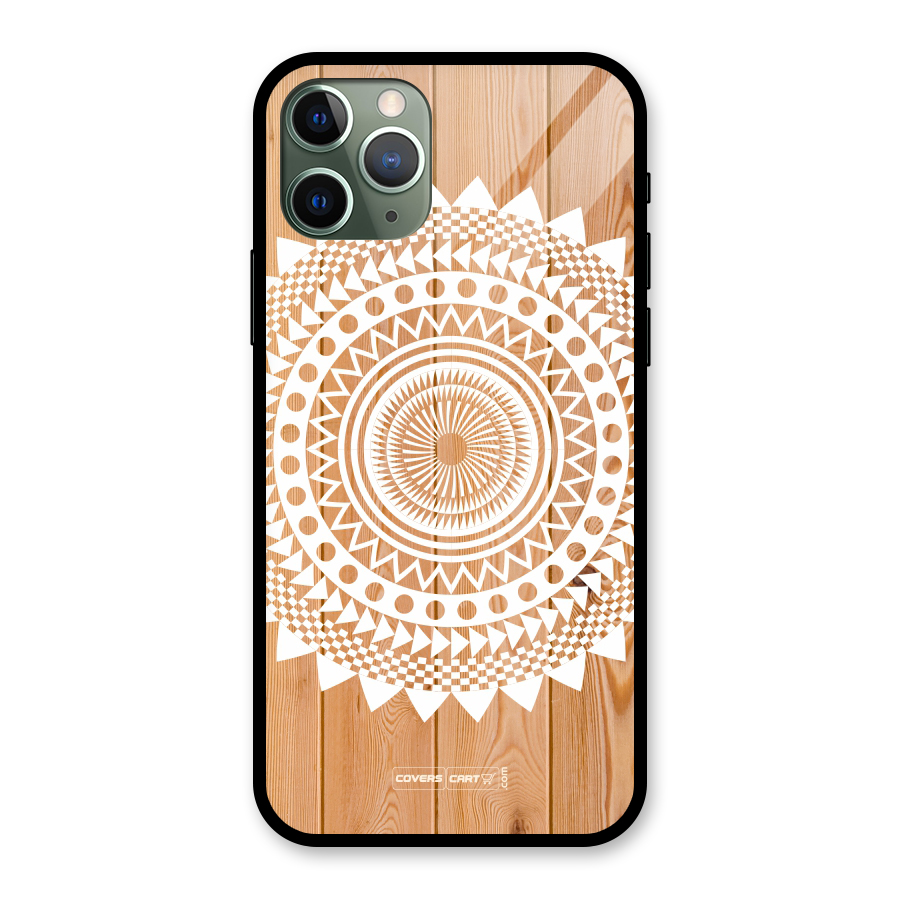 Mandala Design Glass Back Case for iPhone 11 Pro