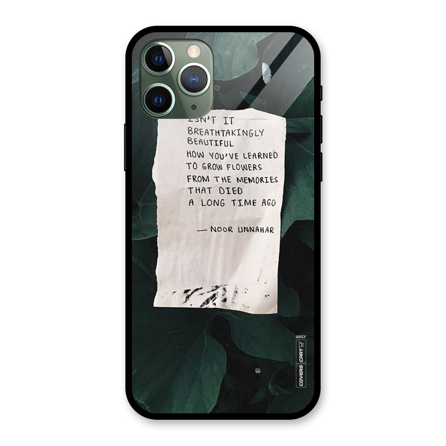 Memories Glass Back Case for iPhone 11 Pro