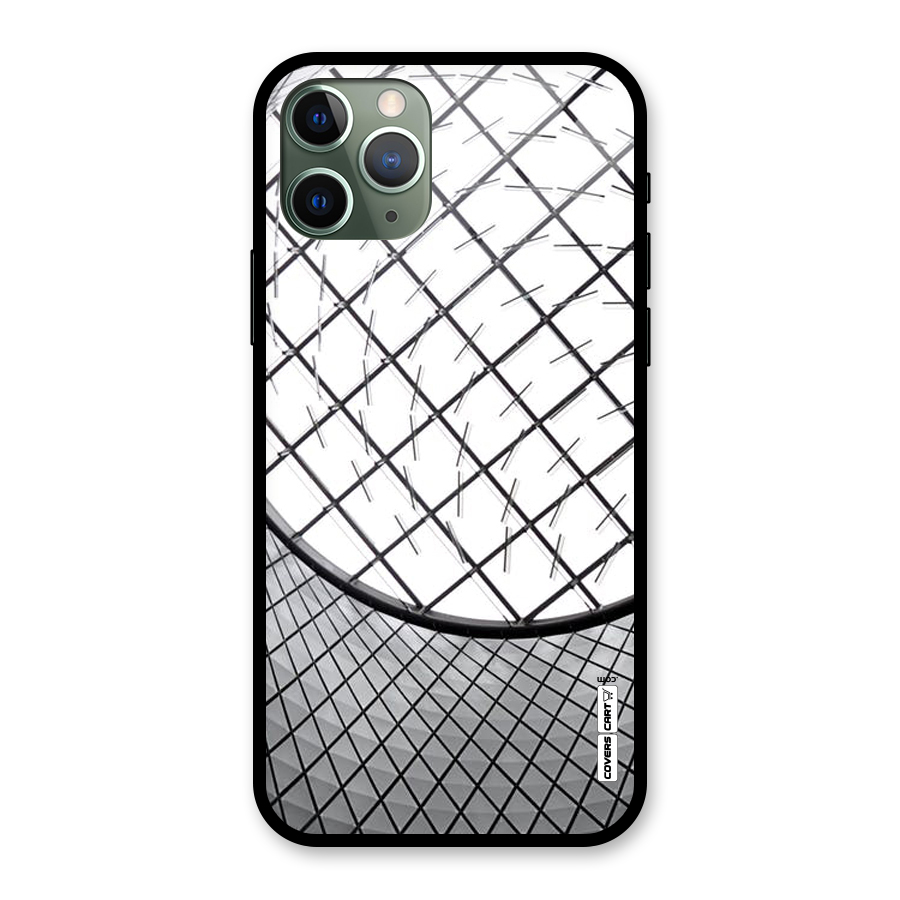 Modern Abstract Pattern Glass Back Case for iPhone 11 Pro