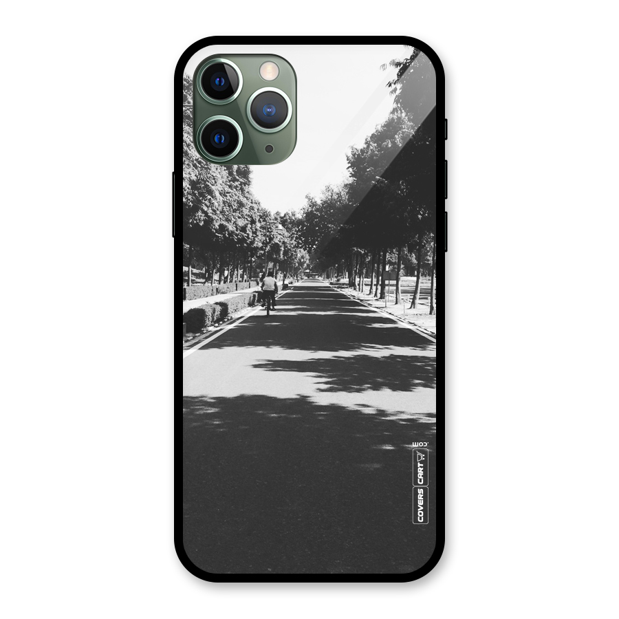 Monochrome Path Glass Back Case for iPhone 11 Pro