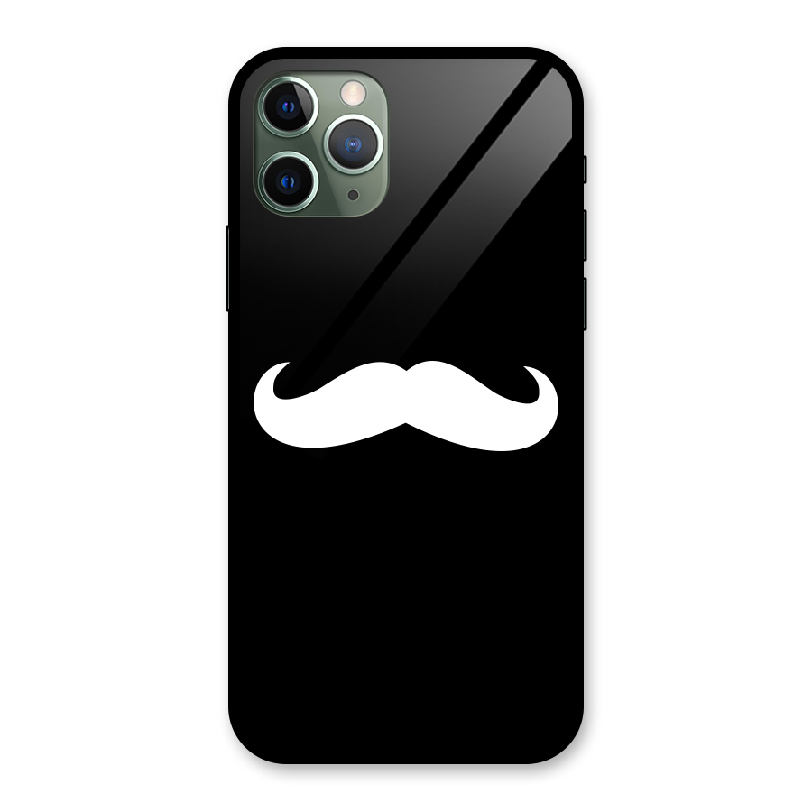 Moustache Love Glass Back Case for iPhone 11 Pro