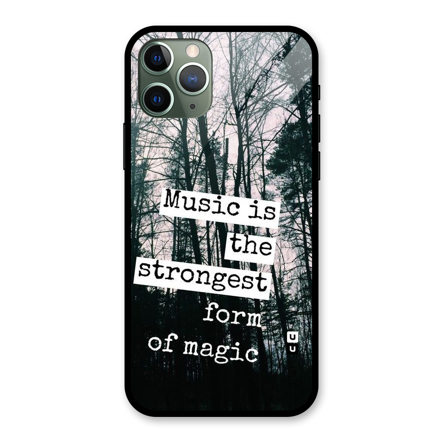 Music Magic Glass Back Case for iPhone 11 Pro