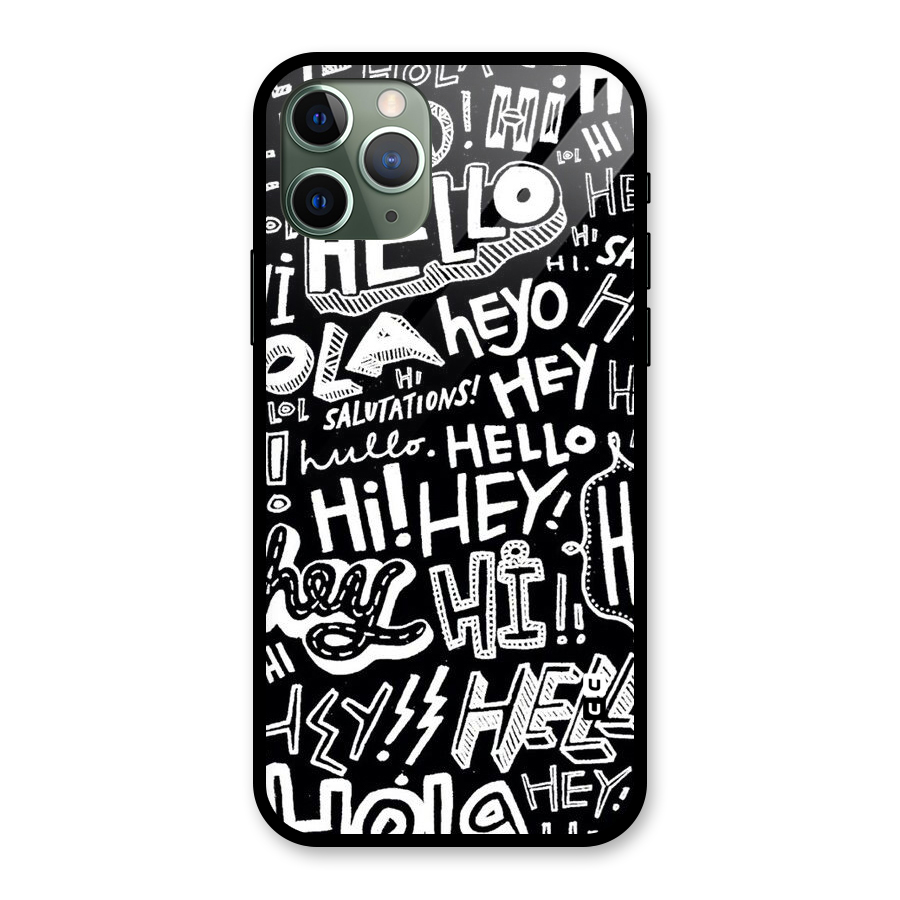 My Friend Glass Back Case for iPhone 11 Pro