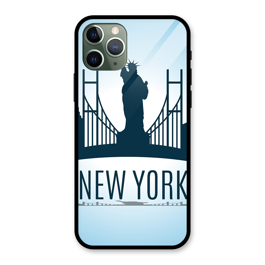 New York Skyline Glass Back Case for iPhone 11 Pro