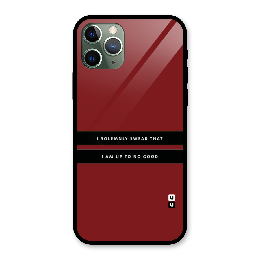 No Good Swear Glass Back Case for iPhone 11 Pro