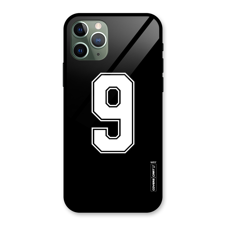Number 9 Glass Back Case for iPhone 11 Pro