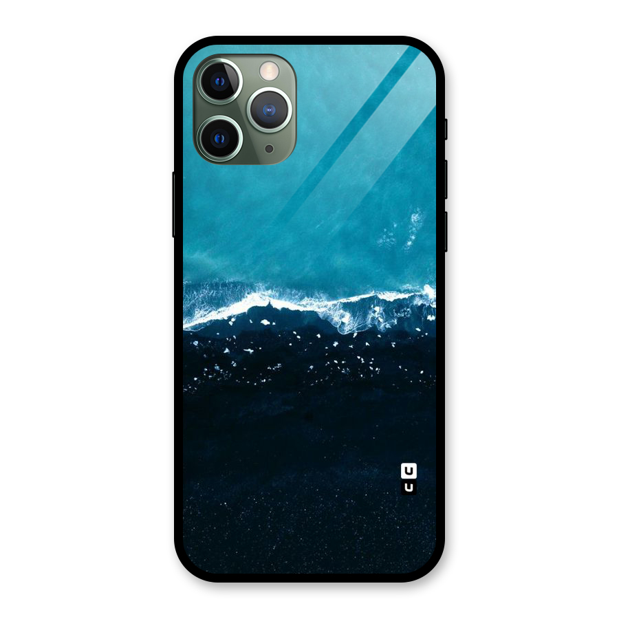 Ocean Blues Glass Back Case for iPhone 11 Pro
