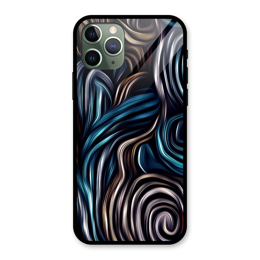 Oil Paint Artwork Glass Back Case for iPhone 11 Pro