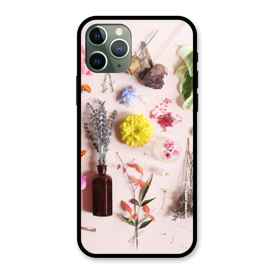 Old Petals Glass Back Case for iPhone 11 Pro