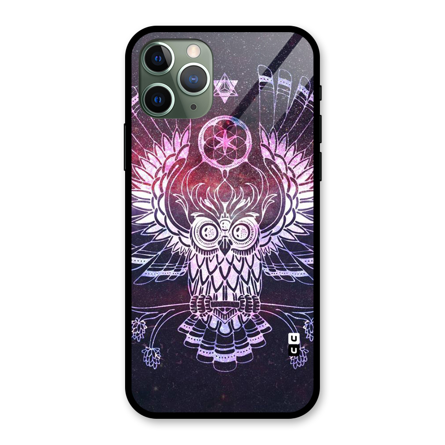 Owl Quirk Swag Glass Back Case for iPhone 11 Pro