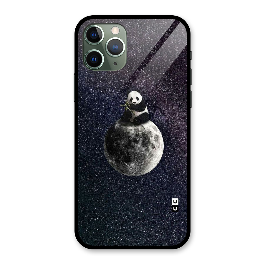 Panda Space Glass Back Case for iPhone 11 Pro