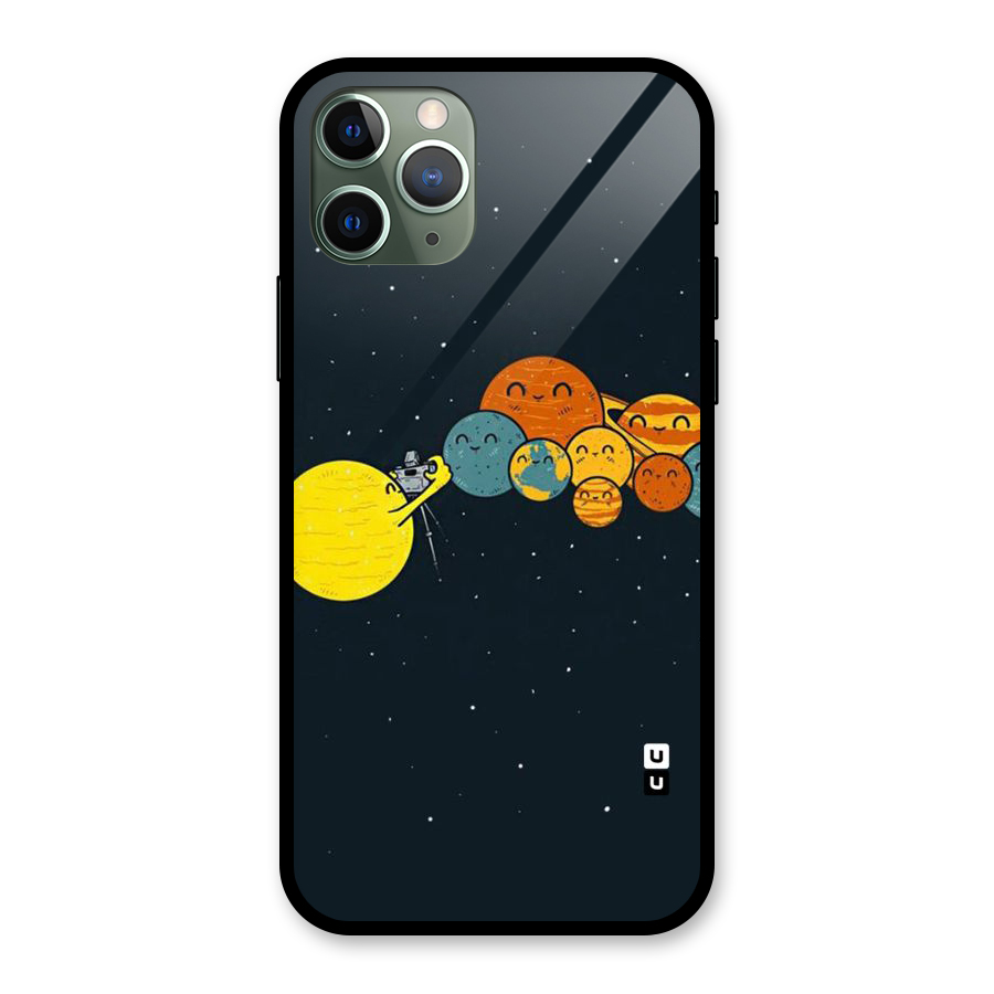 Planet Family Glass Back Case for iPhone 11 Pro
