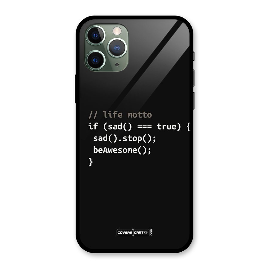 Programmers Life Glass Back Case for iPhone 11 Pro
