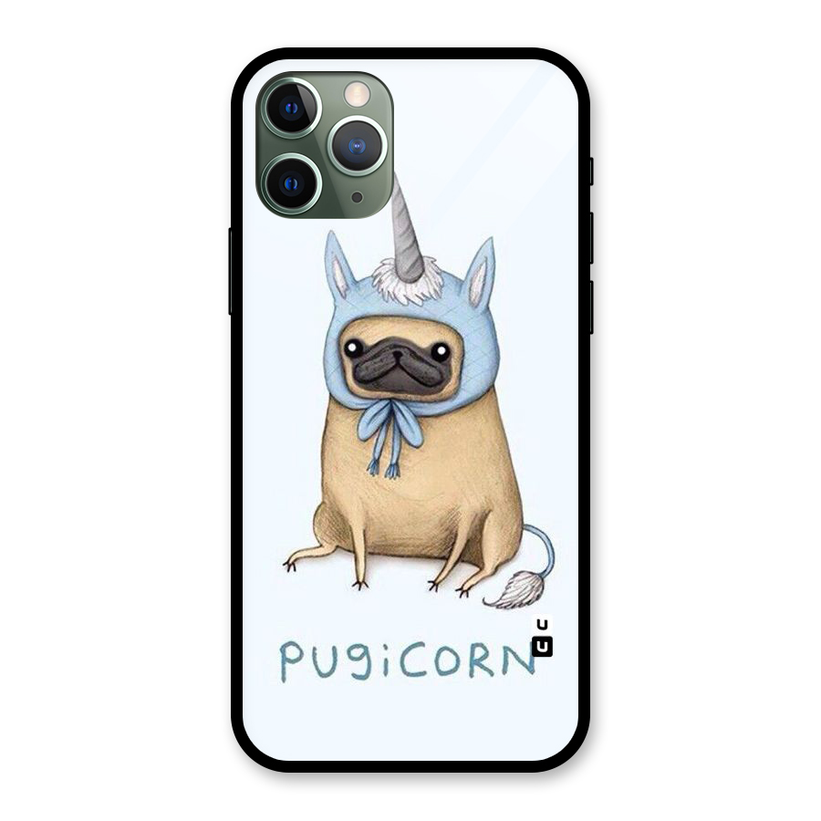 Pugicorn Glass Back Case for iPhone 11 Pro