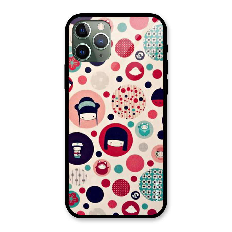 Quirky Glass Back Case for iPhone 11 Pro