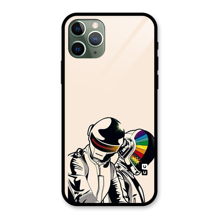 Rainbow Radio Glass Back Case for iPhone 11 Pro