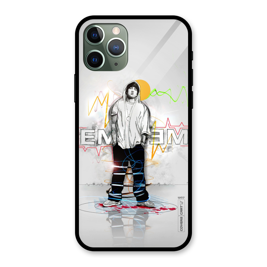 Rap King Eminem Glass Back Case for iPhone 11 Pro